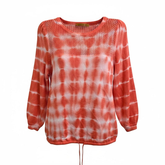 NWT S Orange and White Belldini Sweater