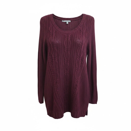 Very Good M Maroon Maurices Sweater Dress