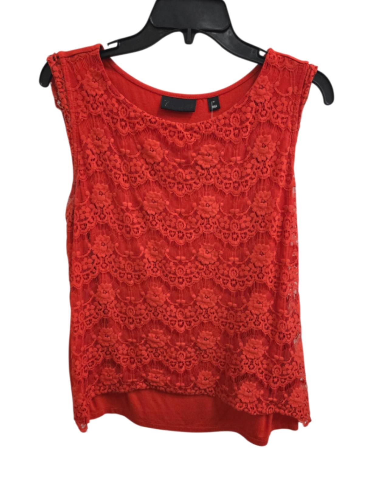 Very Good M orange lace Tank Top