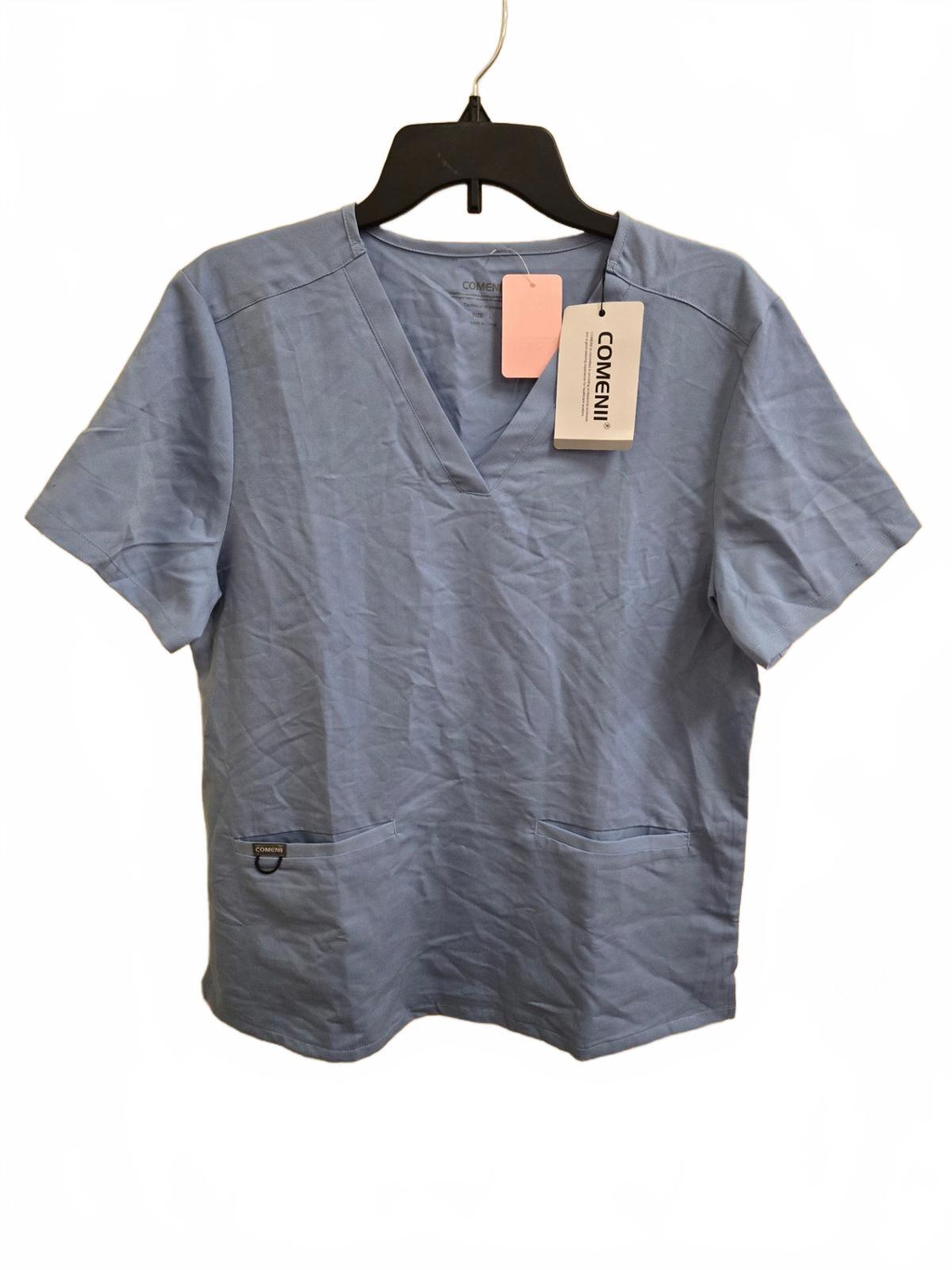 NWT L blue Comenii Scrubs