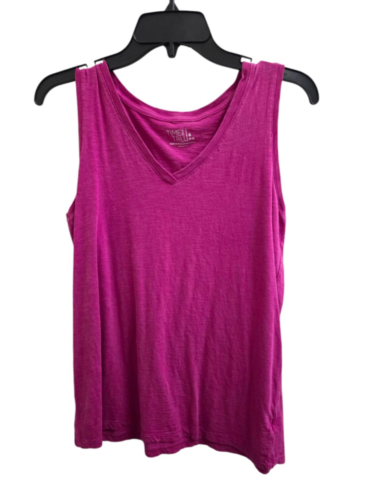 NWT S pink Time and Tru Tank Top