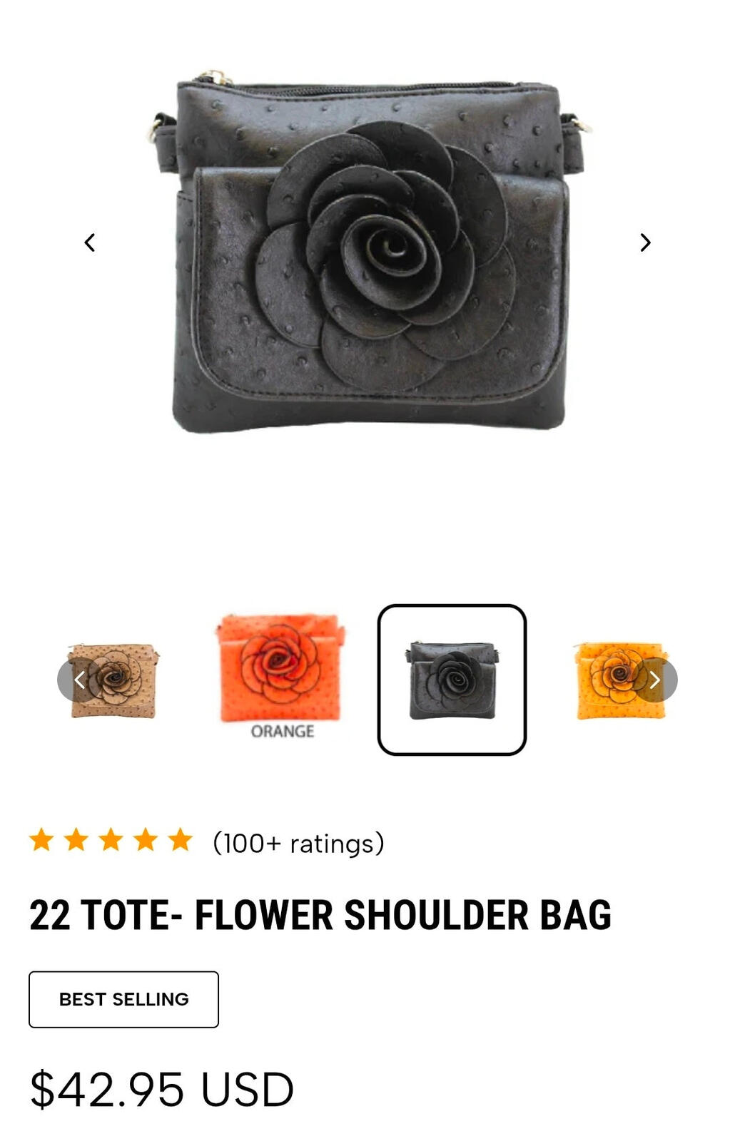 Very Good 22 Tote floral Crossbody Purse