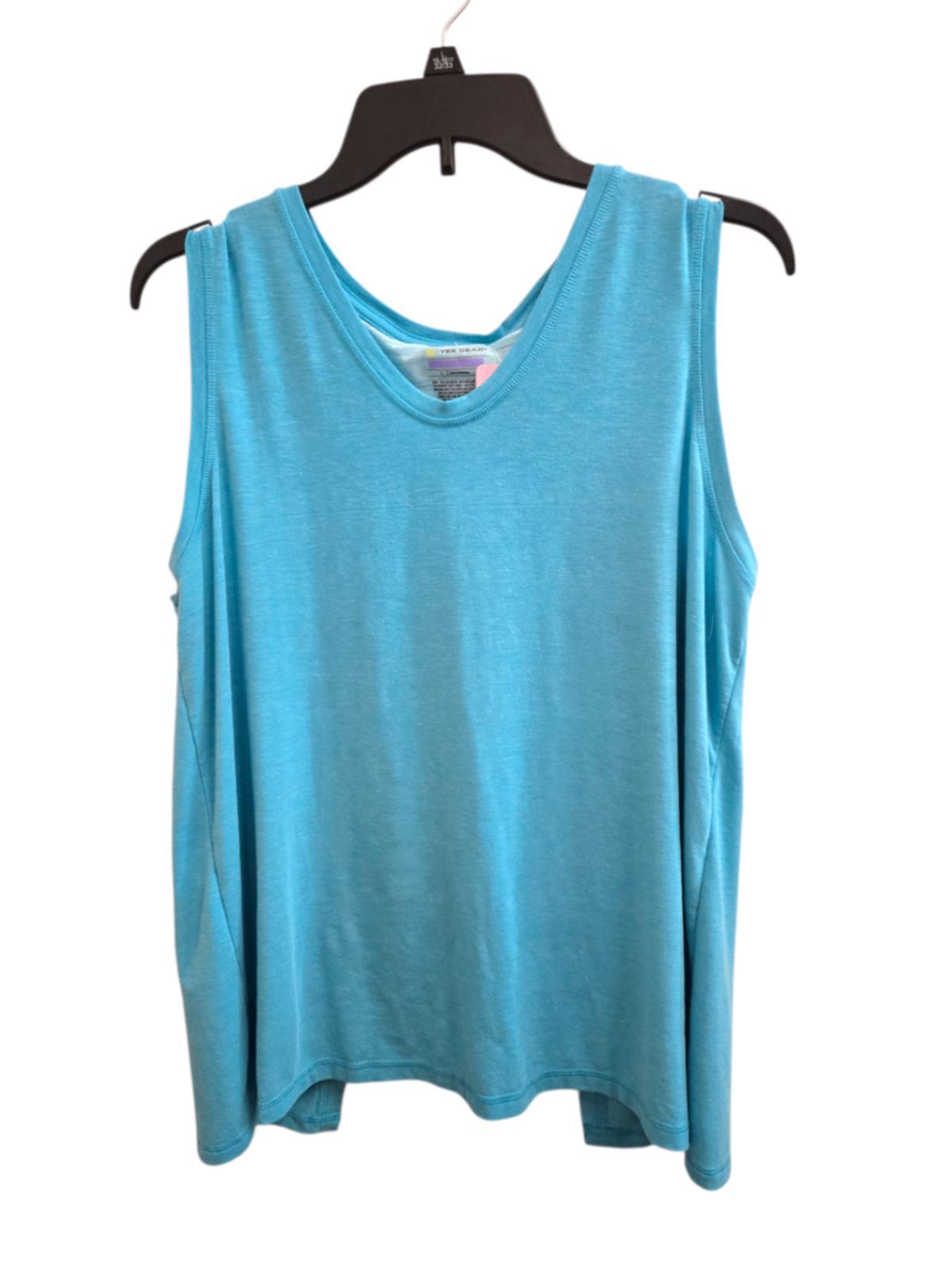 Good L blue Tek Gear Tank Top