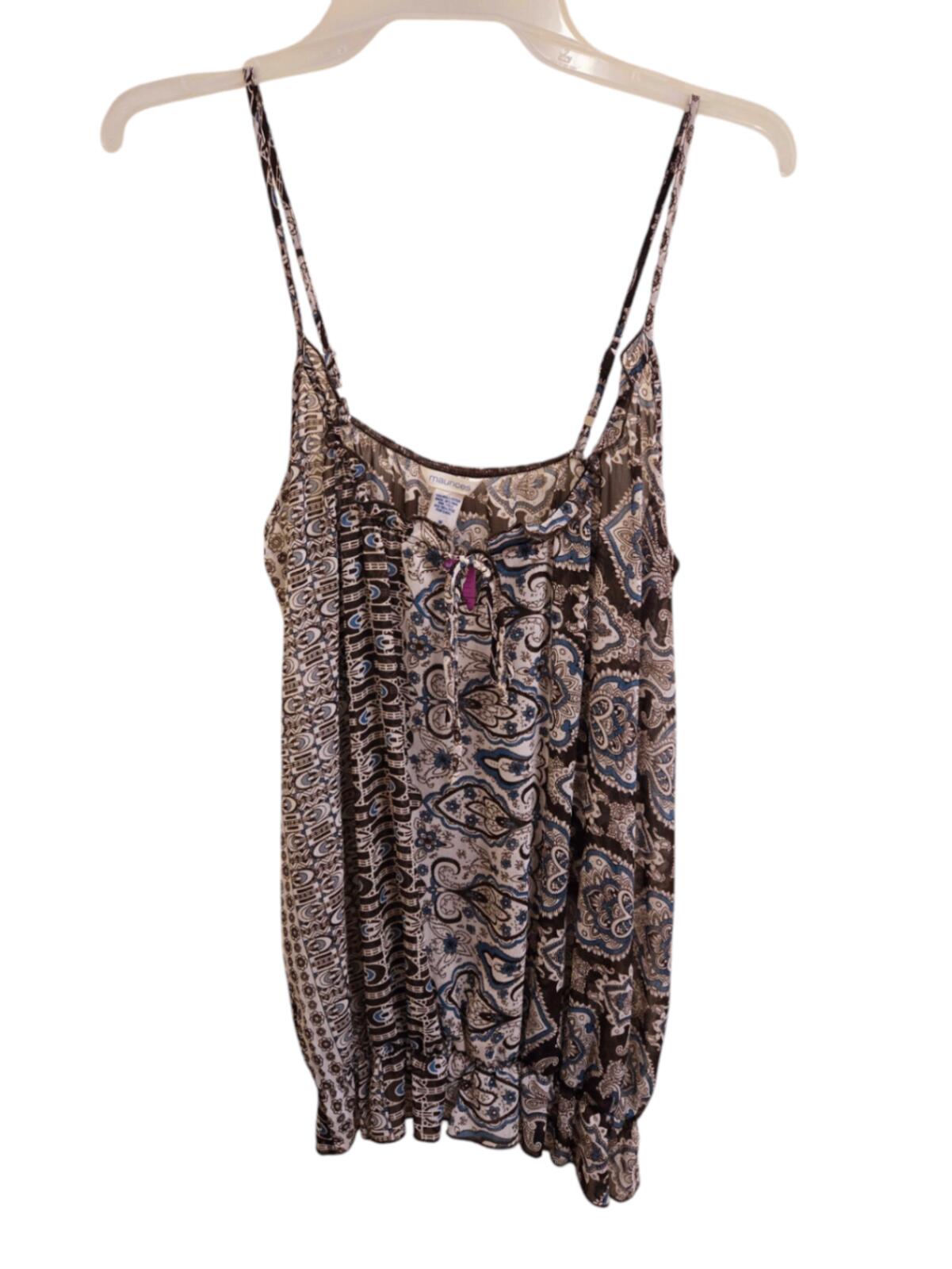 Very Good M sheer Maurices Tank Top
