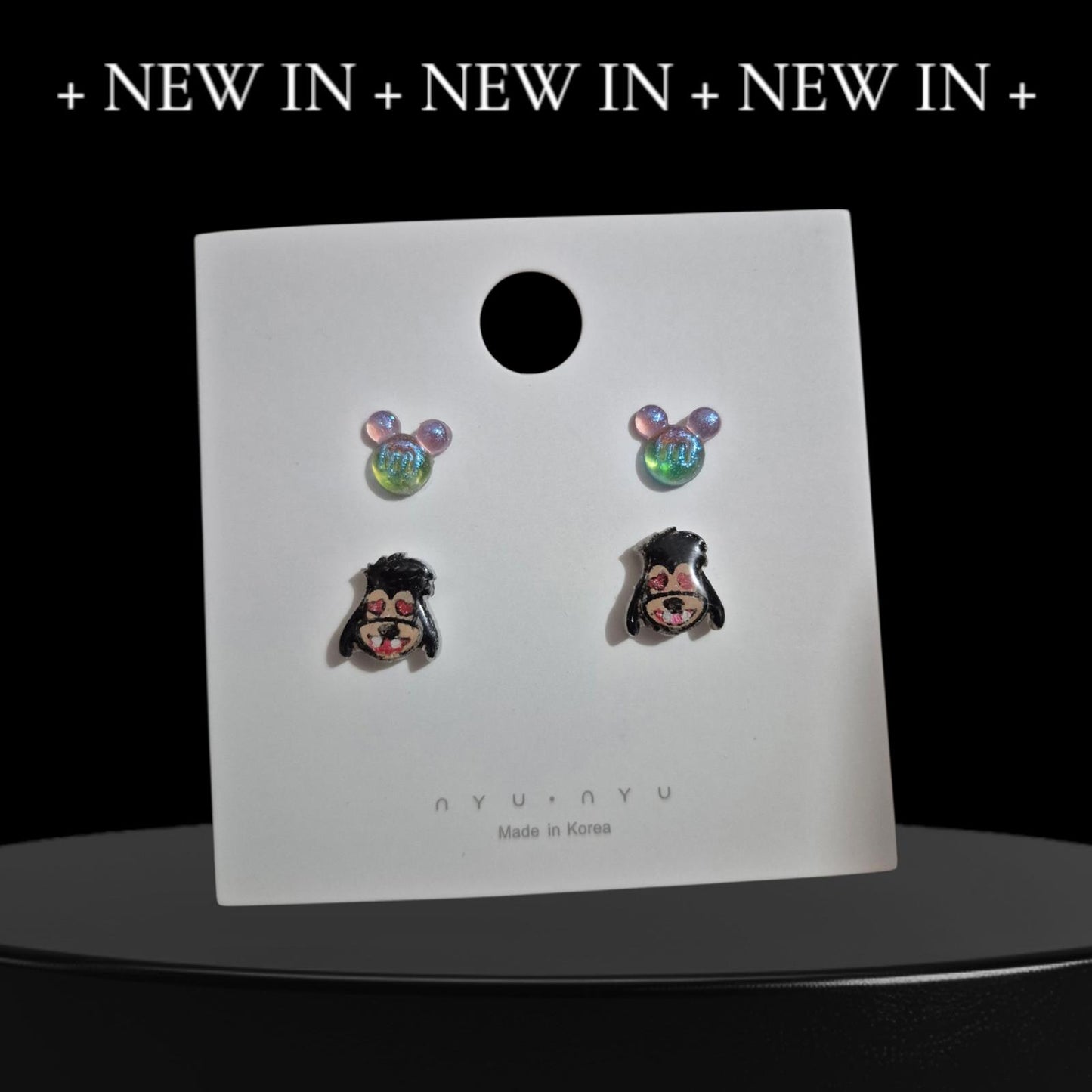 Mickey mouse and max studs