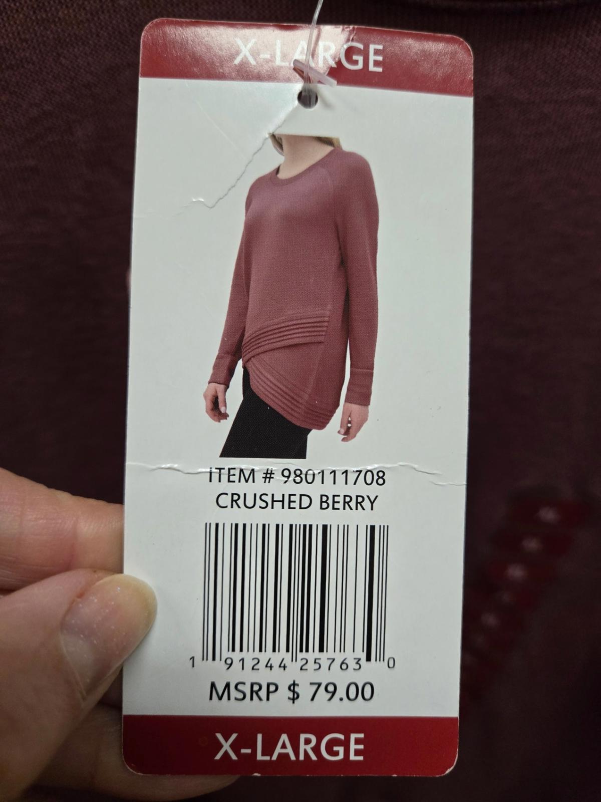 New with tags XL Active Life Blouse