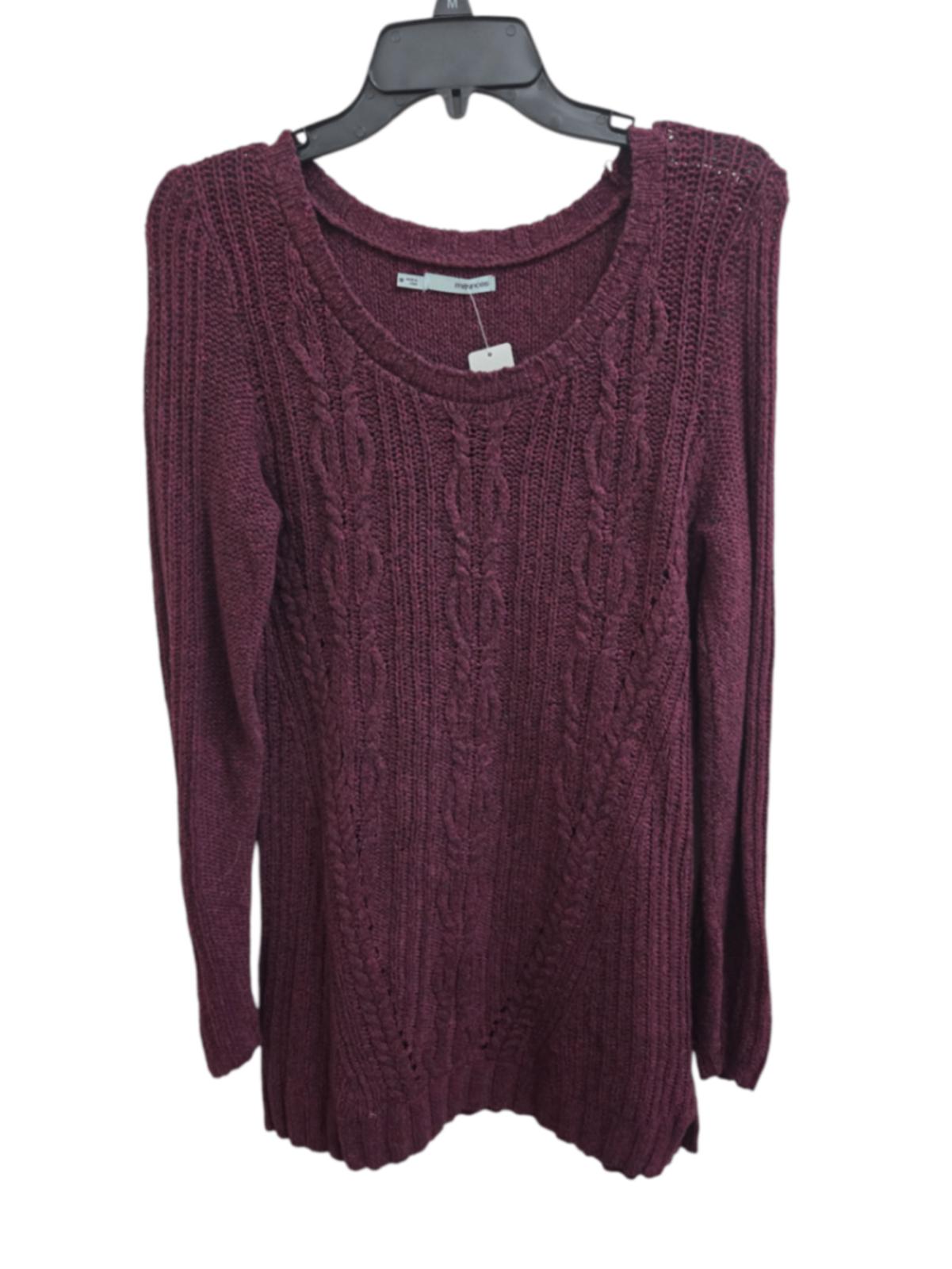 Very Good M Maroon Maurices Sweater Dress