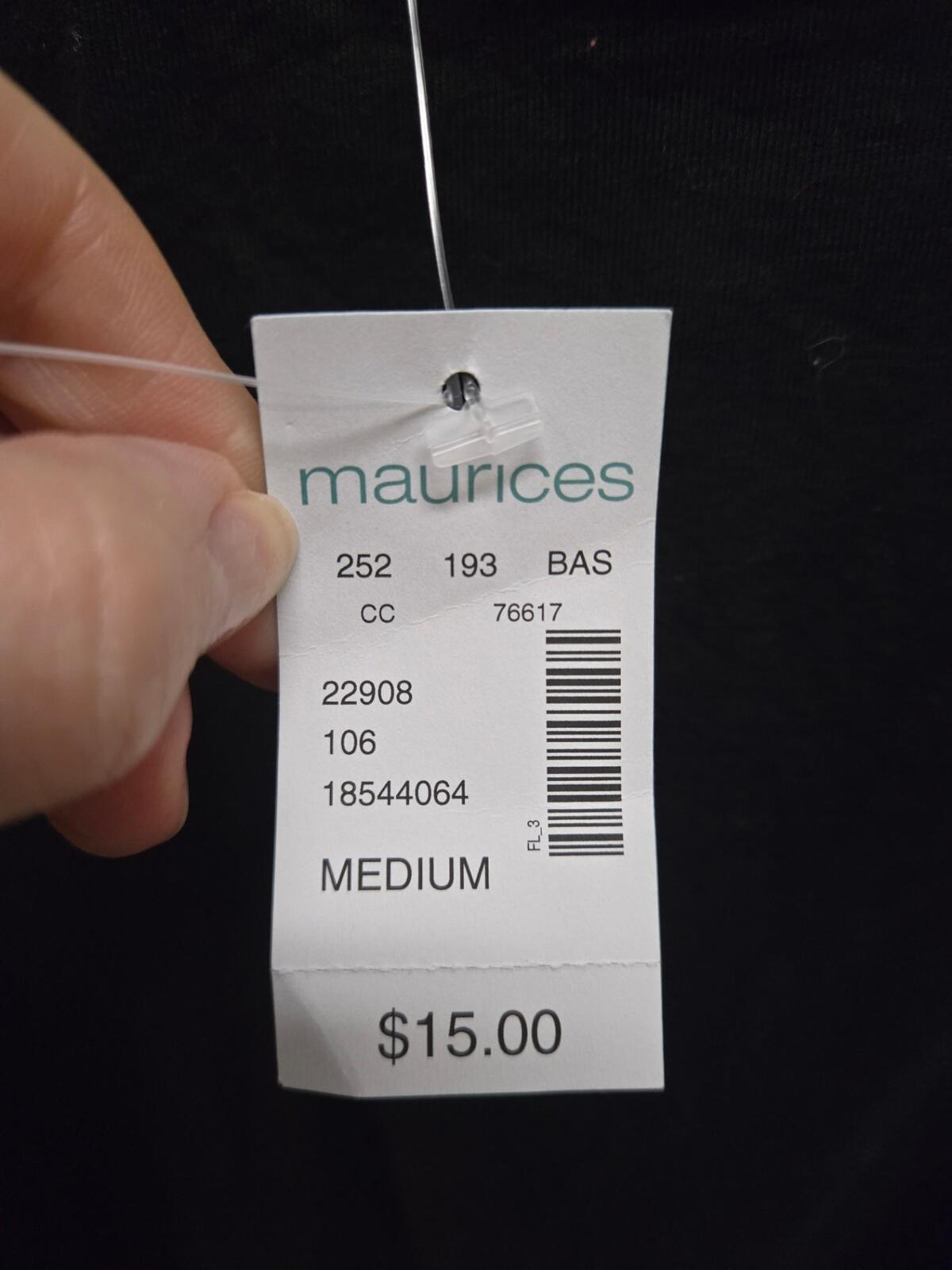 New with tags M Maurices Tank Top